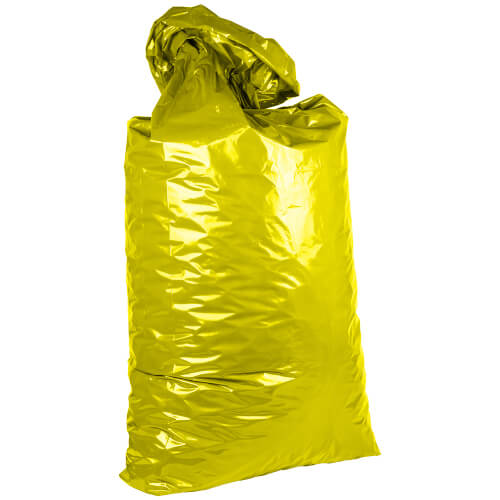 Yellow PE laundry bags